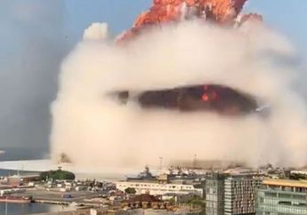 2.750 Ton Amonium Nitrat Diduga Sebabkan 2 Ledakan Dahsyat di Ibu Kota Lebanon, Ahli Sebut Goncangannya Setara Gempa 3,3 Magnitudo hingga Terasa ke Negara Tetangga!
