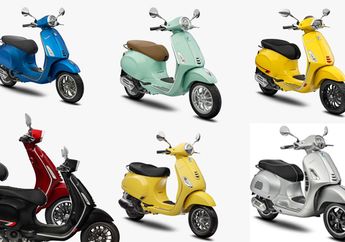 Vespa Sediakan 7 Warna Baru di 6 Varian Produk, Biar Konsumen Bebas