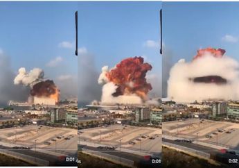 Bikin Merinding, Video Ledakan Besar yang Hancurkan Kota Beirut Lebanon Jadi Viral, Israel Buru-buru Lakukan Hal Ini