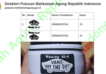 Ketika Sneakers KW Indonesia 'Vans Off The Top' Digugat 'Vans Off The Wall': Kalah Telak Hingga Denda Jutaan Rupiah