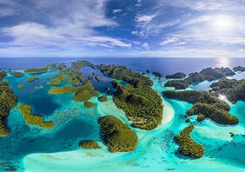 Uniknya Konvoi Bendera Merah Putih di Raja Ampat untuk Peringati Hari Kemerdekaan Indonesia ke-75