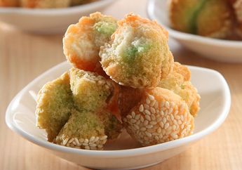 Resep Onde-Onde Ketawa Dua Warna Enak Ini Tampil Lebih Cantik Dan Menggoda