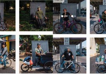 Unik, Isi Feed Instagram dengan Foto-foto Orang Pakai Sepeda, Fotografer Ini Bongkar Idenya yang Dipuji Netizen
