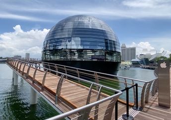 (Video) Mengintip Interior Apple Marina Bay Sands di Singapura