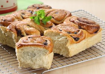 Resep Blueberry Raisin Roll Bread Enak, Manis Dan Lembutnya Bikin Kita Susah Move On