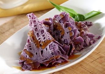 Resep Roti Jala Ubi Saus Karamel Enak Sukses Bikin Sarapan Di Akhir Pekan Jadi Lebih Berwarna