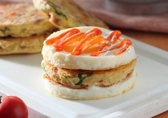 Resep Lapis Telur Goreng Enak, Menu Sarapan Unik yang Kaya Gizi