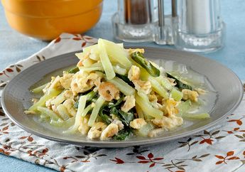 Resep Labu Siam Tumis Telur Enak, Cocok Jadi Teman Santap Malam