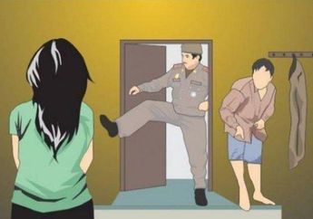 Dapat Laporan Perzinahan, Polisi Kaget Dapati Istrinya Sendiri Sedang Tidur Bersama Laki-laki Lain di Villa, Kondom Bekas Pakai Jadi Bukti!