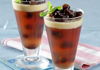 Resep Puding Teh Susu Aroma Jahe Enak, Dessert Lembut Penutup Santap Malam