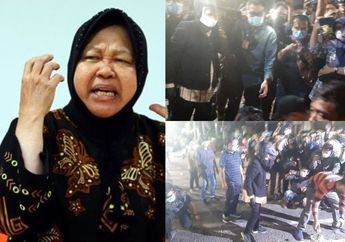Turun ke Lokasi Demo, Tri Rismaharini Murka Kotanya Dirusak Massa Omnibus Law, Wali Kota Surabaya: Tega Sekali Kamu, Saya Setengah Mati Bangun Kota Ini!