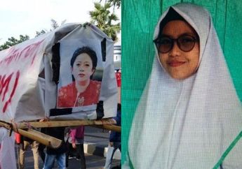 Usung Keranda Mayat Bergambar Puan Maharani, Ini Sosok Sari Labuna, Aktivis Milenial yang Kini Jadi Tersangka Demo Tolak UU Cipta Kerja