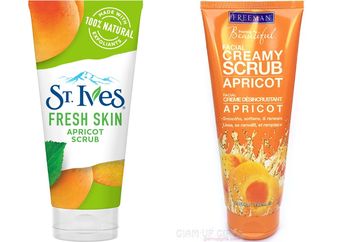 Scrub Aprikot St. Ives VS Freeman, Mana Lebih Baik Angkat Kulit Mati?