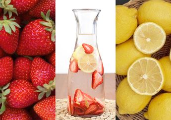Coba Minum Air Rendaman Strawberry dan Lemon di Pagi Hari, Jangan Kaget saat Tubuh Alami Perubahan Tak Biasa ini