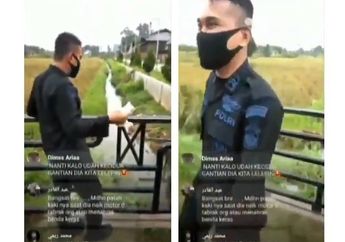 Video Diduga Oknum Anggota Polisi yang Lempar Anak Kucing ke Parit Direspon Danilla: Tujuannya Apa?