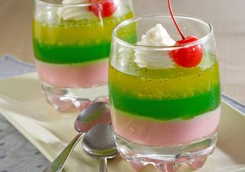 Resep Puding Buah Segar, Dessert Fancy Untuk Penutup Makan Malam