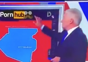 Viral! Muncul Kolom Situs Porno Saat Siaran Langsung di TV Amerika, Itu Palsu?