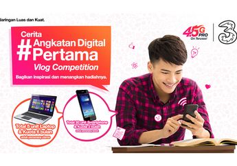 Bangkitkan Semangat Pelajar, 3 Indonesia Adakan Kompetisi Vlog