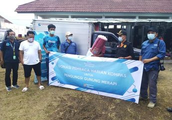 Yayasan Dana Kemanusiaan Kompas Salurkan Bantuan untuk Pengungsi Merapi