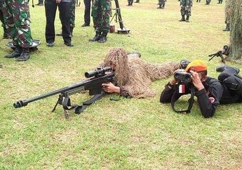 Sniper Pasukan Khusus Siaga Tempur, Panglima TNI Terkesan Pada Prestasi Penembak Runduk Paskhas TNI AU Hingga Umbar Janji Ini