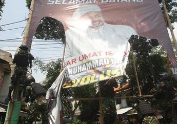 Terlanjur Viral Hingga Tuai Polemik, Sosok Wanita Baju Kotak-kotak yang Ikut Ranpur Anoa Saat Operasi Copot Baliho Rizieq Akhirnya Terungkap