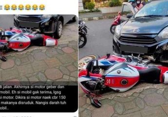 Insiden Mobil Daihatsu Ayla Seruduk Motor CBR 1000RR Berakhir Damai, Korban Tak Tega Terima Ganti Rugi dari Si Pelaku karena Kondisi Istrinya yang Hamil 6 Bulan: Saya Cuma Patah Tulang