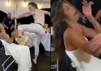 Tragis Hingga Bikin Heboh, Pengantin Pria Tiba-tiba Tendang Wajah Mempelai Wanita, Tamu Undangan Syok Tahu Alasannya
