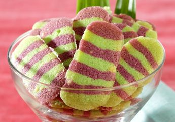 Resep Lidah Kucing Pandan Lapis Talas Enak, Resep Kue Kering Natal yang Rasanya Bikin Penasaran