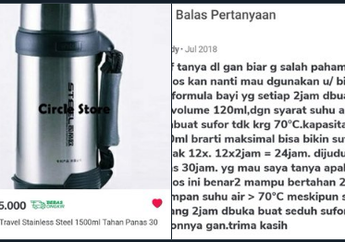Rumit Banget! Seorang Pembeli Bikin Soal Ujian Fisika Pas Mau Beli Termos di Olshop