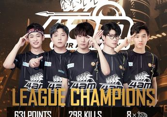 4AM Duduki Puncak Klasemen PMGC Babak League, Bigetron RA Puas Jadi Runner Up