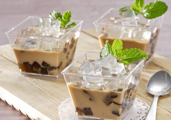 Resep Puding Kapucino Cincau Enak, Dessert Lembut yang Seolah Membuat Lidah Menari