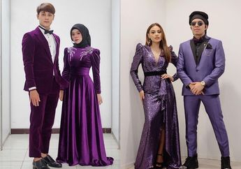 Fashion Couple: Aurel-Atta vs Lesty-Billar Pakai Baju Ungu. Tim Mana?