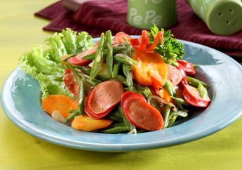 Resep Tumis Buncis Sosis Enak Ini Wajib Dibuat Agar Si Kecil Doyan Makan Sayur