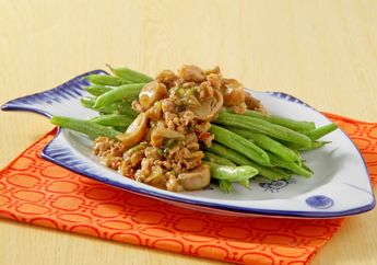 Resep Buncis Siram Ayam Jamur Enak, Menu Tumisan Spesial yang Bikin Keluarga Doyan Sayur