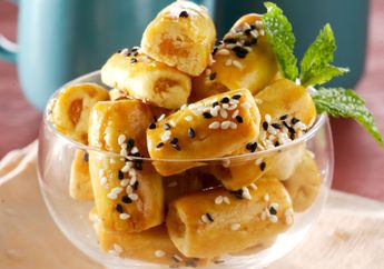 Resep Kue Kering Imlek, Resep Nastar Gulung Bintik Wijen Salah Satu Kue Kering yang Selalu Dicari!