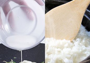 Iseng Coba-coba Tuangkan Tepung Maizena saat Masak Nasi, Lihat Hasilnya yang Bikin Melongo!