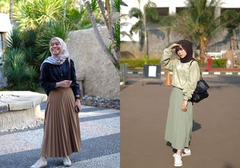 4 Gaya Modis nan Feminin Lesty Kejora Saat Kenakan Rok. Santun Banget!