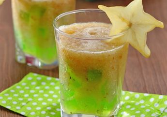 Resep Honey Starfruit Ginger Ice Enak, Minuman Segar Dengan Sentuhan Aroma Rempah