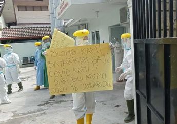 Demo Keliling Rumah Sakit Pakai APD, Nakes RSUD Pirngadi Medan Protes Insentif Tak Dibayar 8 Bulan: Kami Tidak Penah Melawan, Kami Hanya Meminta Hak