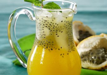 Resep Squash Markisa Mint Enak, Minuman Segar Akhir Pekan yang Bikin Perasaan Kita Happy Terus