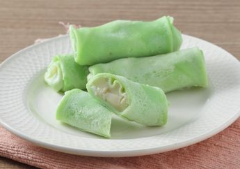 Resep Dadar Gulung Isi Vla Kelapa Muda, Kue Tradisional Nikmat Dengan Warna Hijau yang Jadi Ciri Khasnya