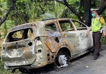 Pilot Cantik Athira Alami Kecelakaan, Mobil Sampai Ludes Terbakar