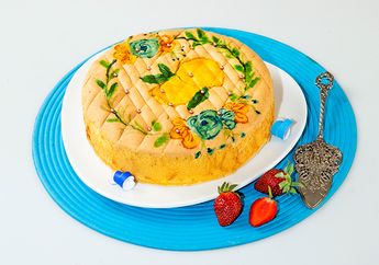 Resep Soft Marble Cake Pelangi Enak, Camilan Super Cantik yang Keluarga Terkasih