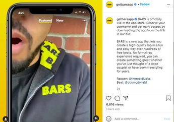 Facebook Bakal Luncurin Aplikasi Pesaing TikTok Bernama BARS