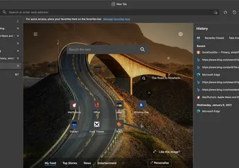 Microsoft Edge versi 89.0 Hadirkan Vertical Tabs untuk Perangkat Mac