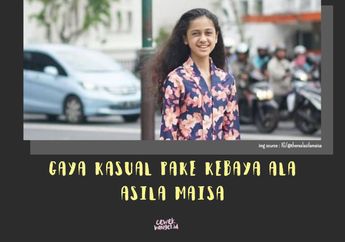 Asila Maisa Anak Ramzi, Pakai Kebaya Buat Fashion Kasual. Keren!