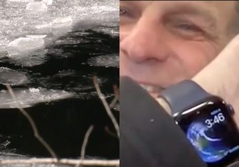 Pria Ini Berhasil Selamat dari Maut di Sungai Beku Berkat Apple Watch