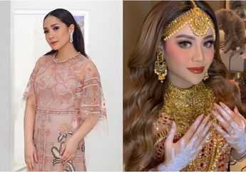 Intip Gaya Busana Nagita Slavina Saat Hadiri Henna Night Aurel Hermansyah, Jauh Beda dengan Artis Lain