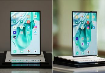 Smartphone Layar Gulung OPPO X 2021 Tampil Perdana di OPPO Gallery