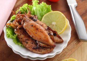 Resep Cumi Bakar Madu Merica Hitam Enak, Menu Olahan Seafood yang Bikin Makan Jadi Lebih Puas